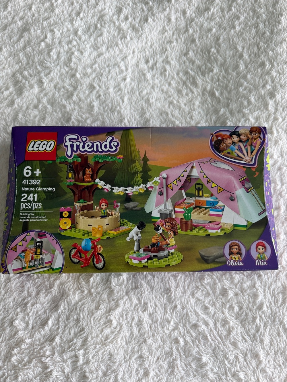Lego Friends 41392 Nature Glamping 242 piece set age 6+ NEW sealed in box